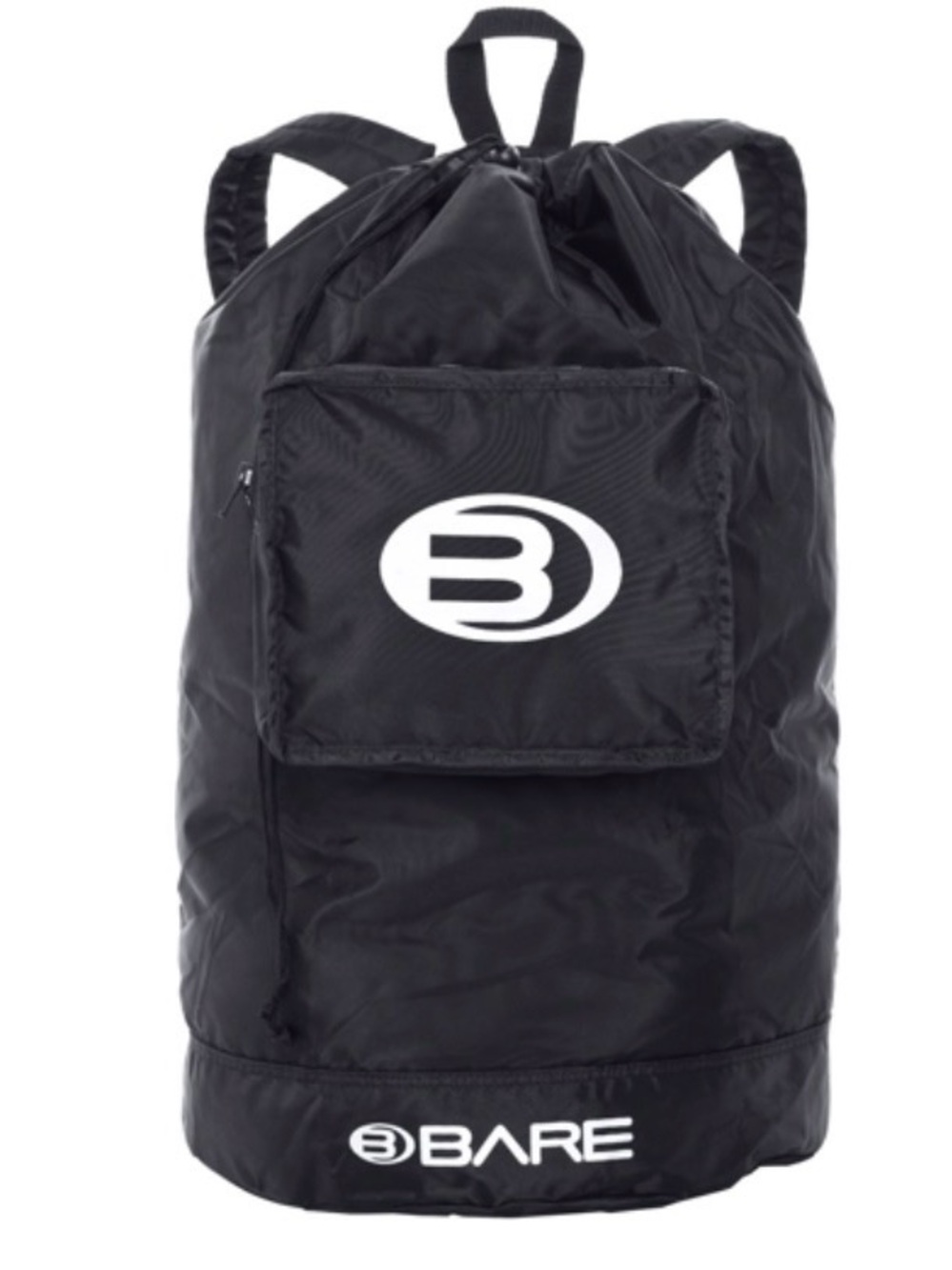Bare Black Drawstring Scuba Dive Dry Gear Backpack